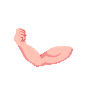 Body Muscle Sticker by Komatsu