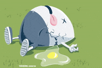 Im Dead Humpty Dumpty GIF by Truly.