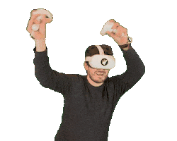 Happy Virtual Reality Sticker by weSpark