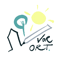 sibyllelienhard sketching usk vorort urban sketch Sticker