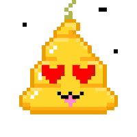 Art Shitting Sticker by Poopies.io