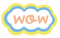 Wow Sticker by Manzanillas Paraguay