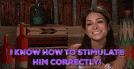 i know how to stimulate him correctly season 3 GIF by Bachelor in Paradise