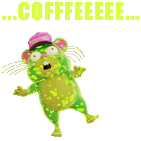 Coffee Time Hamster Sticker by Grind