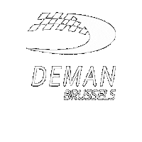 demanbrussels deman deman brussels deman logo logo deman Sticker
