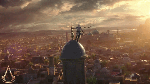 Sunset Flying GIF by Assassin's Creed