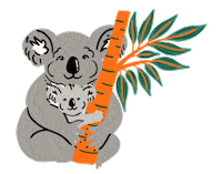 Baby Koala Sticker by Munchkin