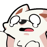 Scared Sticker GIF