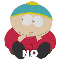 Eric Cartman No Sticker by South Park