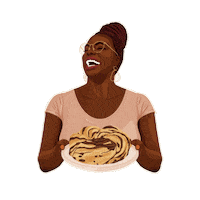 Happy Comida Sticker by Letablierdechloe