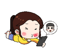 animation kiss Sticker