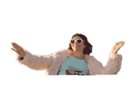 Flying Andy Samberg Sticker by The Lonely Island