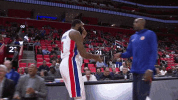 game time handshake GIF by NBA