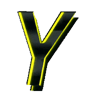 Glitch Alphabet Sticker by #BASILIO