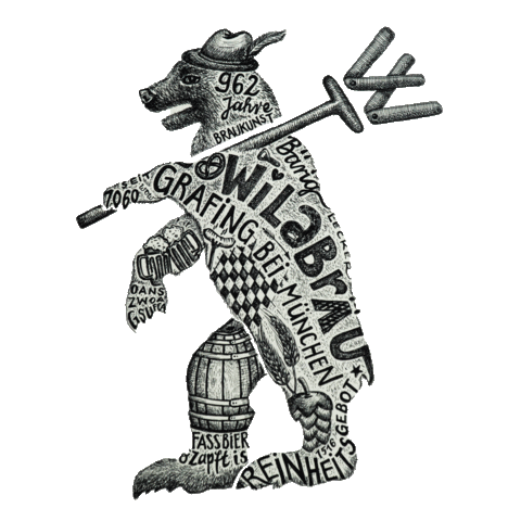 Wildbräubär Sticker by wildbraeu