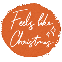 Feeling Festive Merry Christmas Sticker