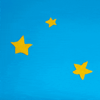 jackieland art space stars kids GIF