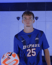 Mens Soccer GIF by DePaul Athletics