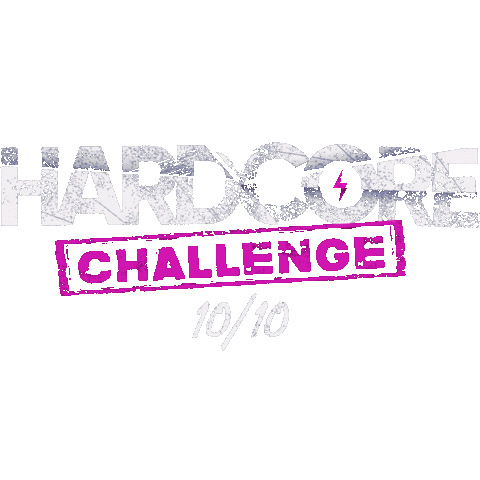 Challenge Hardcore Sticker by Stone Fit