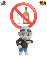 Warning Alcohol Free GIF by Zhot Music