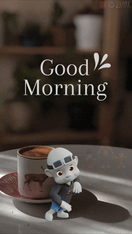 Good Morning Gm GIF by Zhot