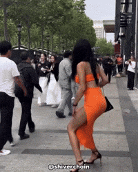 shiverchain woman weird creepy ai GIF