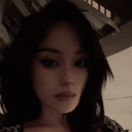 Staring Cute Girl GIF