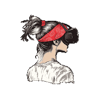 Metaverse-Inspired metaverse vr virtual reality vr headset Sticker