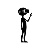 Virtual Reality Vr Sticker by Preneura