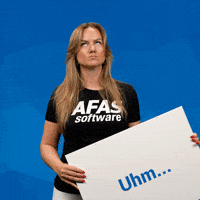 Uhm GIF by AFAS Software