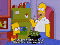 homer simpson cash GIF