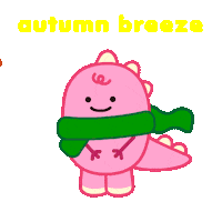 Falling Leaves Fall Sticker by DINOSALLY