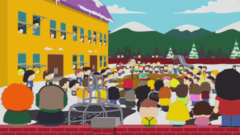 wrestling gathering GIF by South Park 