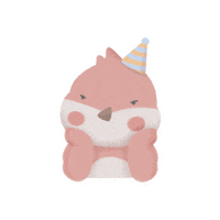 Celebrating Happy Birthday Sticker