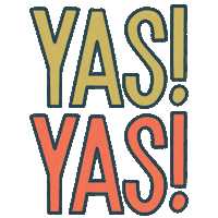 yas yes Sticker by ilanagriffo