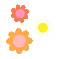 Happy Flower Sticker by Katie Thierjung / The Uncommon Place