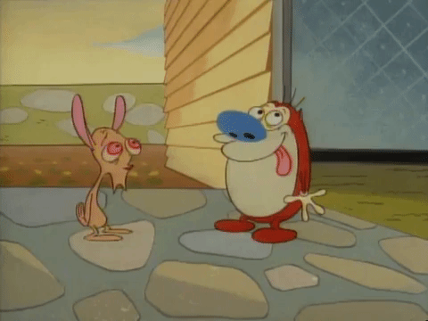 ren and stimpy nicksplat GIF