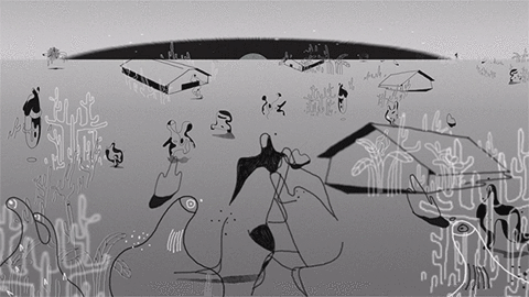 music video animation GIF by Qieer Wang