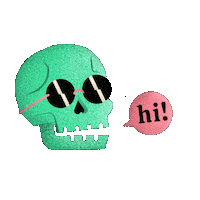 JutaStudio hello illustration design hi Sticker