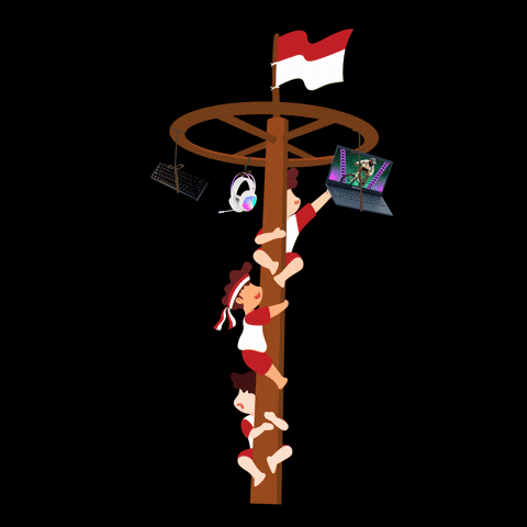 axiooindonesia giphyupload merdeka kemerdekaan 17an GIF