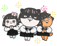 zozopet cat dancing happy new year 2024 Sticker