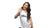 fun baseball Sticker by Miami Marlins