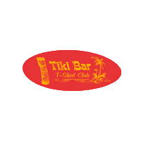 Tikibart tiki bar tiki bar t-shirt club Sticker