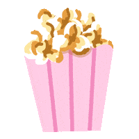 Chill Out Popcorn Sticker