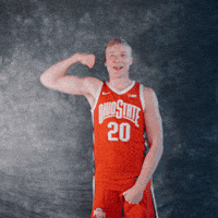 Basketball Flex GIF by Ohio State Athletics