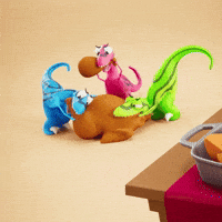 Hungry Nom Nom GIF by Claynosaurz