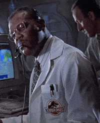 jurassic park smoking GIF