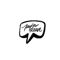 TaylorReeve bubble speech thought speechbubble Sticker