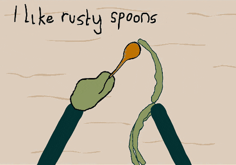 Salad Fingers Rusty Spoons GIF