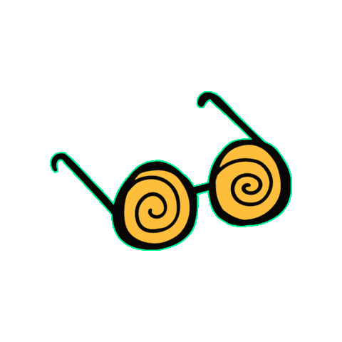 Eyes Glasses Sticker by Rooster Teeth